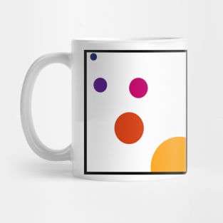 random circles with random colors Mug